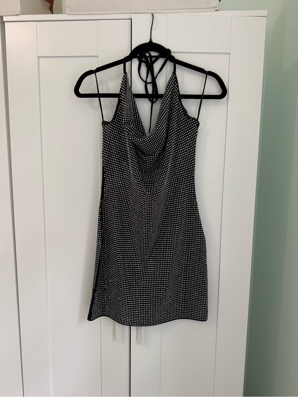 Black studded dress